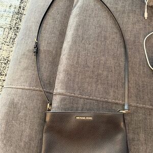 Michael Kors Black Leather Crossbody